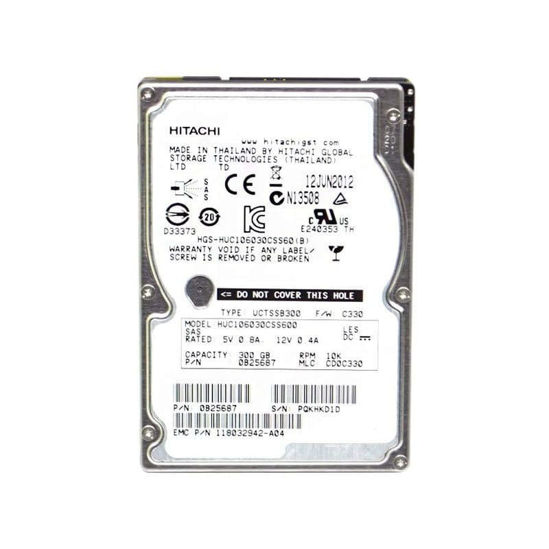 HUC106030CSS600 Hitachi Ultrastar C10K600 300GB Hard Drive