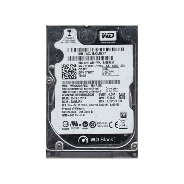 WD7500BPKX-75HPJT0